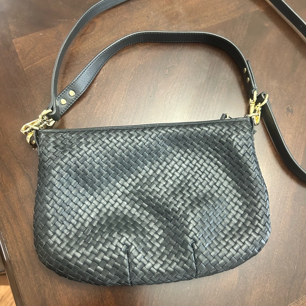 Quince Italian Leather Mini Shoulder Bag Black - Picture 2 of 12